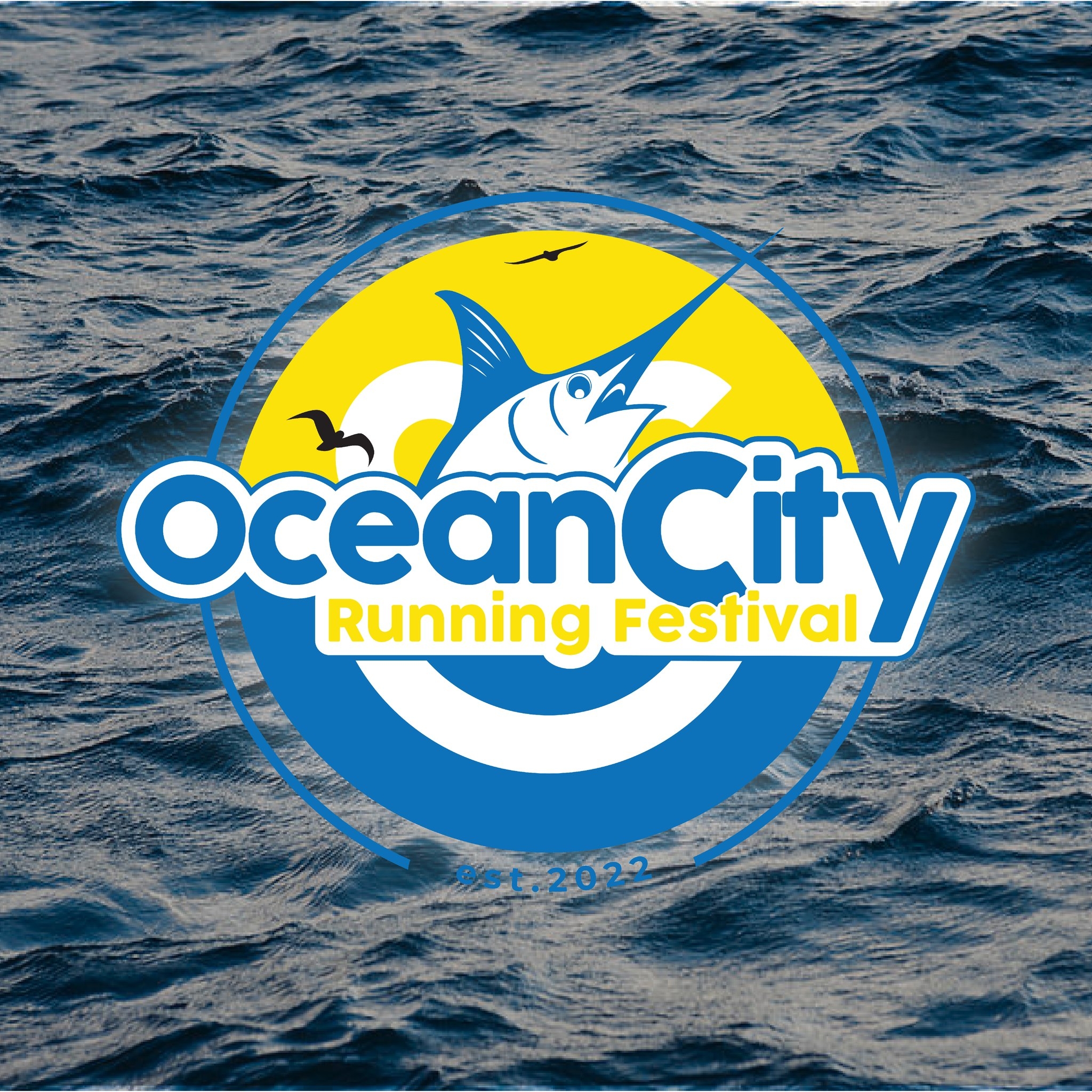 ocean city running festival logo